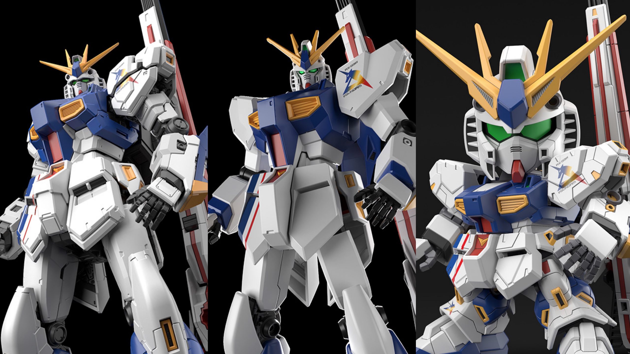 = RG Real Grade RX-93 Gundam NU 1/144 Model Kit Gunpla = BANDAI 