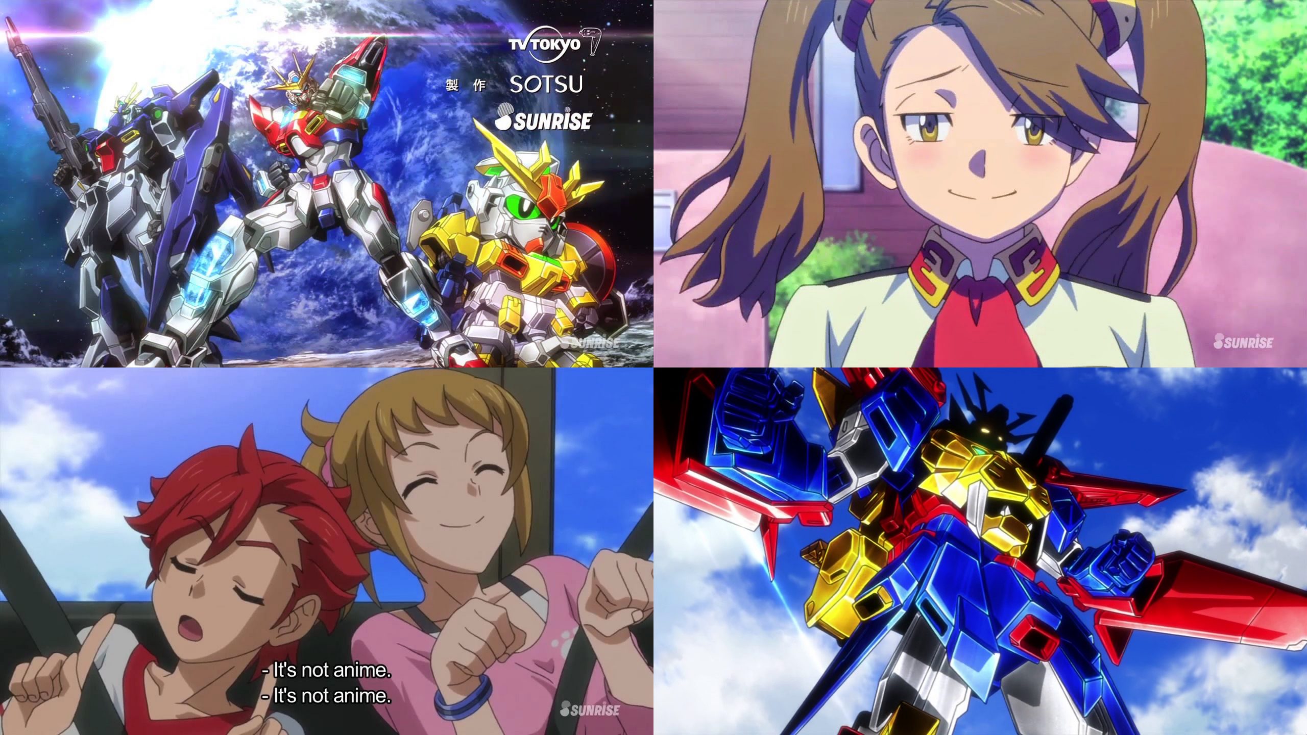 My Shiny Toy Robots: Anime REVIEW: Gundam Build Fighters Try