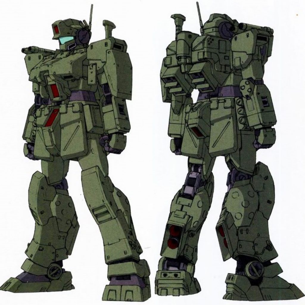 RGM-79S GM Spartan featured in Gundam Master Archive Mobile Suit Earth Federation Force RGM-79 GM Vol 2.