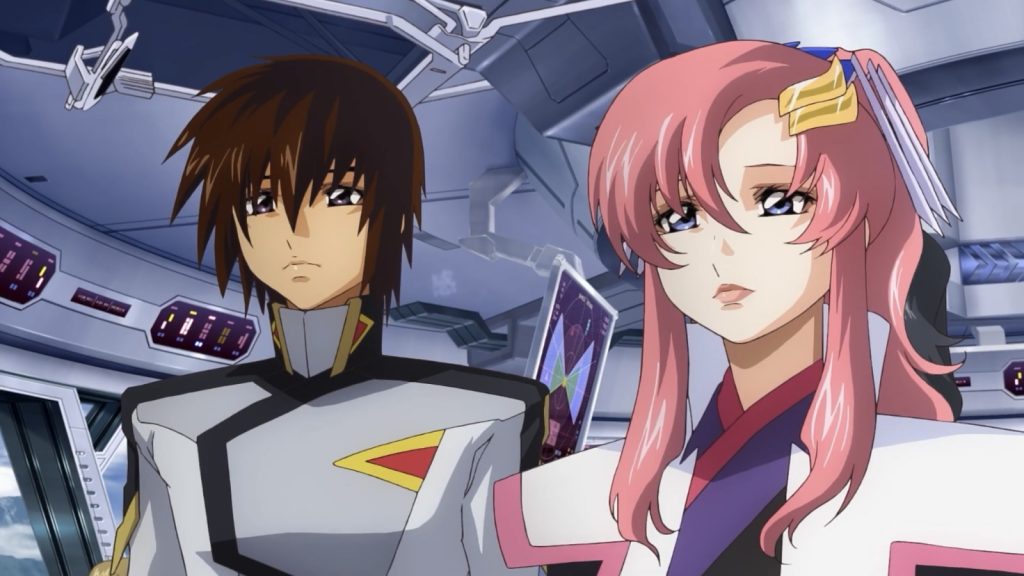 Kira Yamato and Lacus Clyne in Mobile Suit Gundam SEED Freedom, Sunrise